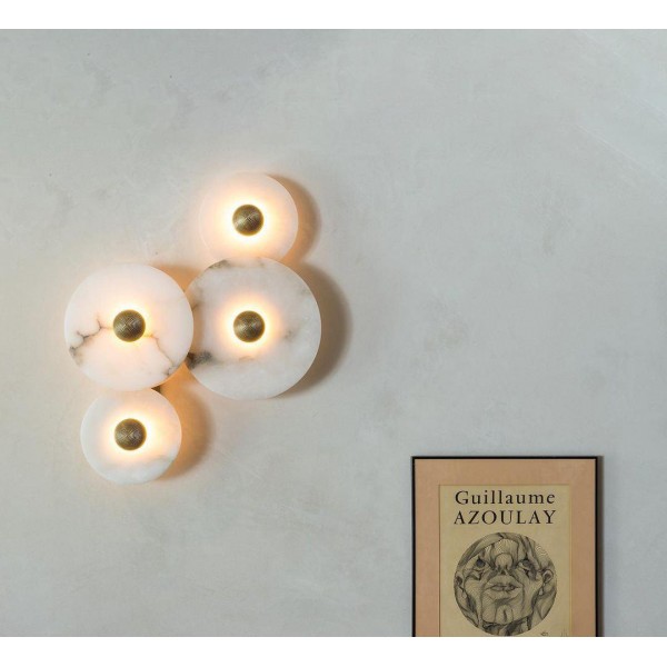 Creative Marble Rund Vägglampa M42