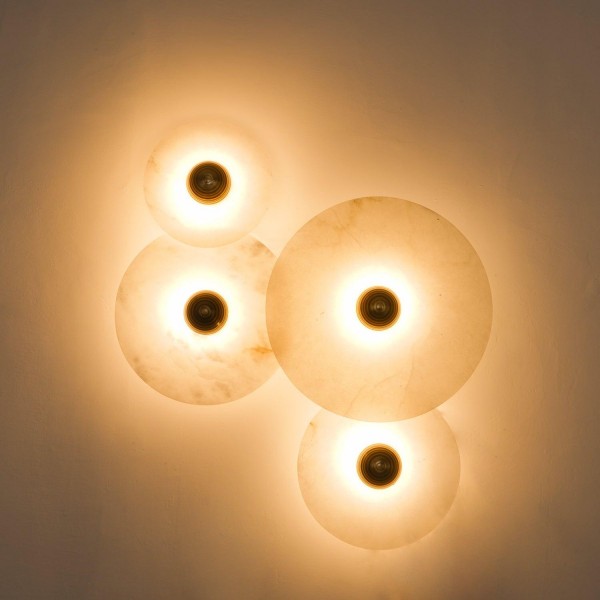 Creative Marble Rund Vägglampa M42