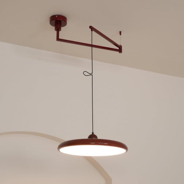 Simple Modern Adjustable Swing Arm Disc Pendant Lamp M11
