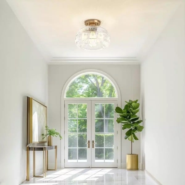 Vintage Solid Colour Glass Recessed Ceiling Lamp S201