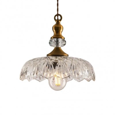 Mid Century Mini Kitchen Island Glass Pendant Light G38