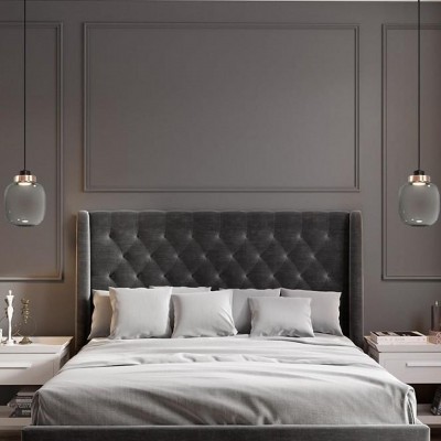 Lampe à suspension LED en verre