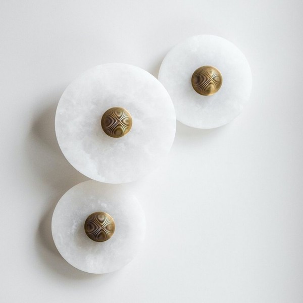 Creative Marble Rund Vägglampa M42