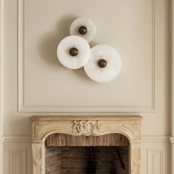 Creative Marble Rund Vägglampa M42