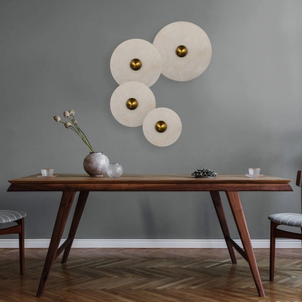 Creative Marble Rund Vägglampa M42