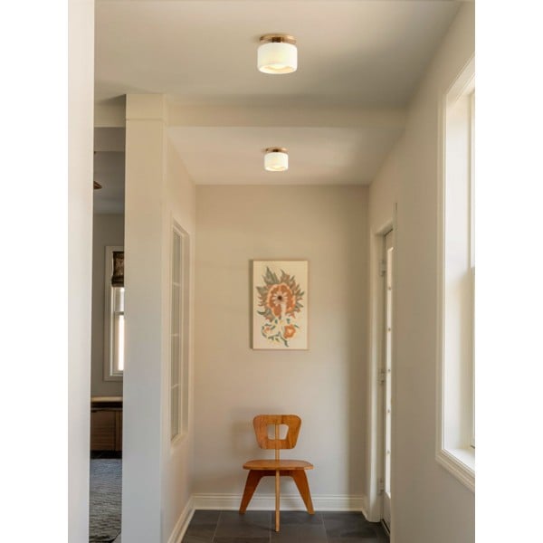 Cerova Elegant Round Porcelain Flush Mount Ceiling Light G86