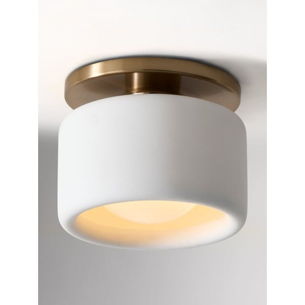 Cerova Elegant Round Porcelain Flush Mount Ceiling Light G86