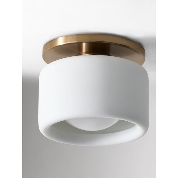 Cerova Elegant Round Porcelain Flush Mount Ceiling Light G86