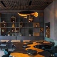 Lámpara colgante / de techo Lederam Manta