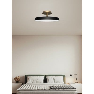Round Flush Ceiling Lamp — Nordic Minimalist Light for Bedroom & Living G104