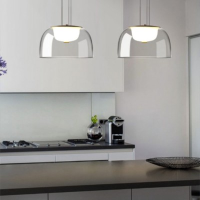 Suspension en verre Clifton