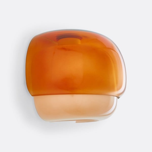 Layered Glass Wall Sconce for Warm Ambient Lighting S236