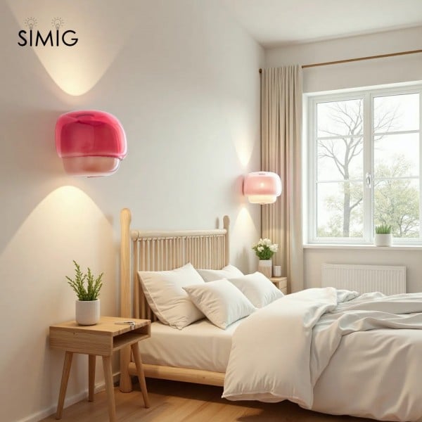 Layered Glass Wall Sconce for Warm Ambient Lighting S236