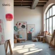 Layered Glass Wall Sconce for Warm Ambient Lighting S236