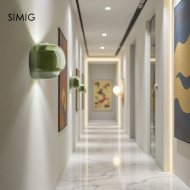 Layered Glass Wall Sconce for Warm Ambient Lighting S236