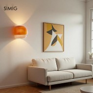 Layered Glass Wall Sconce for Warm Ambient Lighting S236