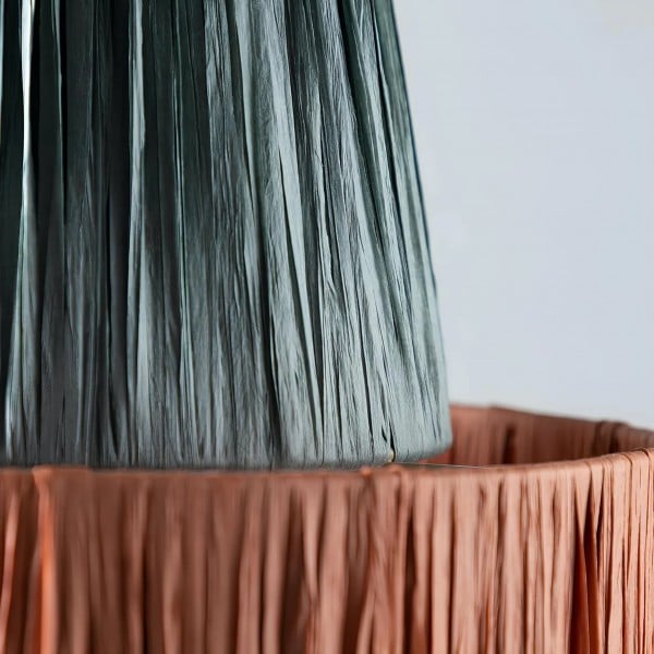 Handgeweven raffia hanglamp – Boho Chic Natural Lighting S239