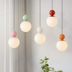 Handgeweven raffia hanglamp – Boho Chic Natural Lighting S239