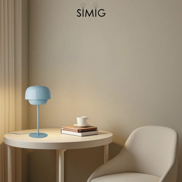 Clinco Minimalist Metal Dome Lamp ‑ Ambient Glow for Side Table S246