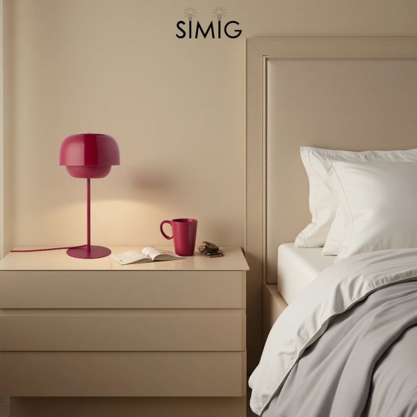 Clinco Minimalist Metal Dome Lamp ‑ Ambient Glow for Side Table S246