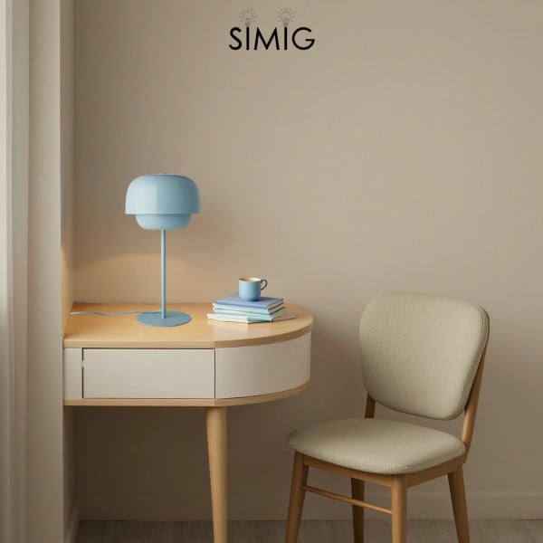 Clinco Minimalist Metal Dome Lamp ‑ Ambient Glow for Side Table S246