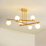 LINE houten moleculair licht