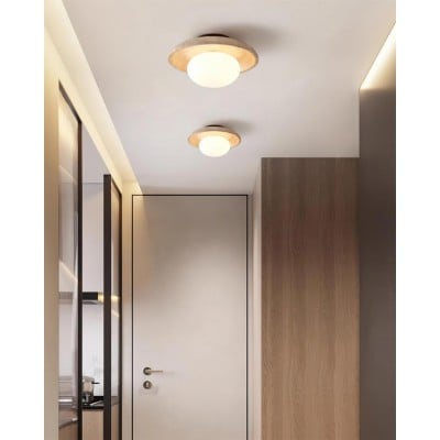 Lime Cavities Ceiling Lamp P050