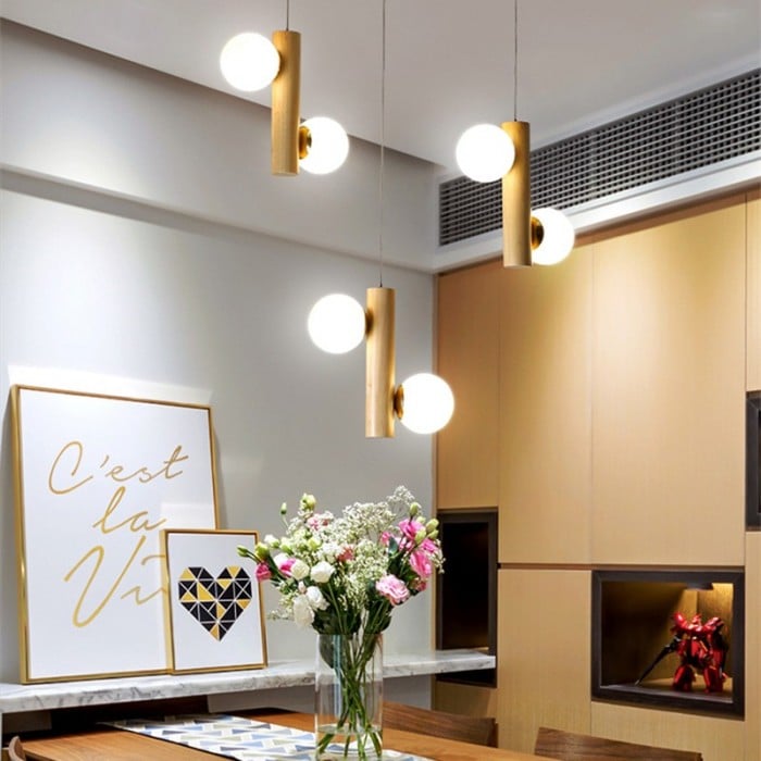 TWIG houten hanglamp