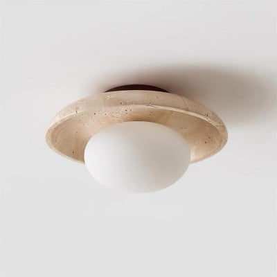 Lime Cavities Ceiling Lamp P050