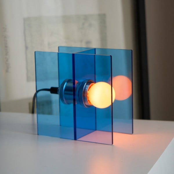 Afterglow Sunset Ocean Horizon Table Lamp - Modern Acrylic for Bedroom and Living Room S258