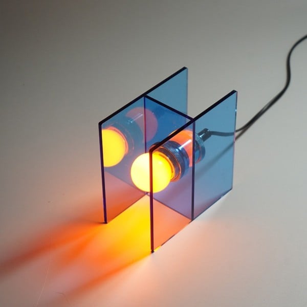 Afterglow Sunset Ocean Horizon Table Lamp - Modern Acrylic for Bedroom and Living Room S258