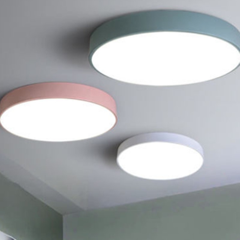 Simig Lighting Led Ceiling Lights, Round Light Fixture Cover
