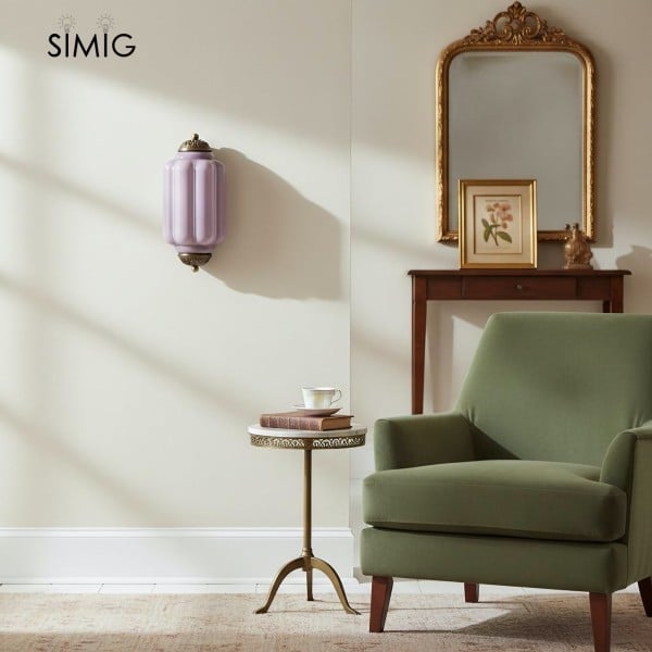 Vintage Eloise Glass Wall Light - Art Deco Style for a Chic Living Room G52