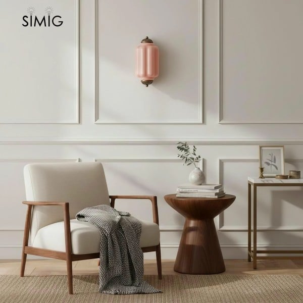 Vintage Eloise Glass Wall Light - Art Deco Style for a Chic Living Room G52