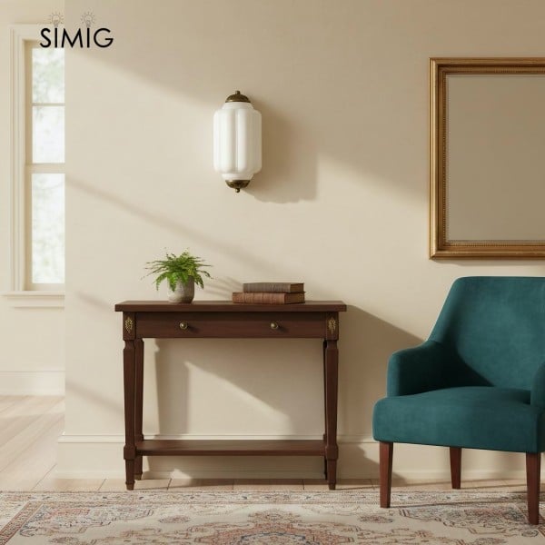 Vintage Eloise Glass Wall Light - Art Deco Style for a Chic Living Room G52