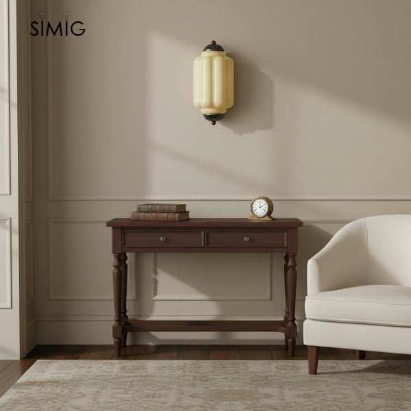 Vintage Eloise Glass Wall Light - Art Deco Style for a Chic Living Room G52