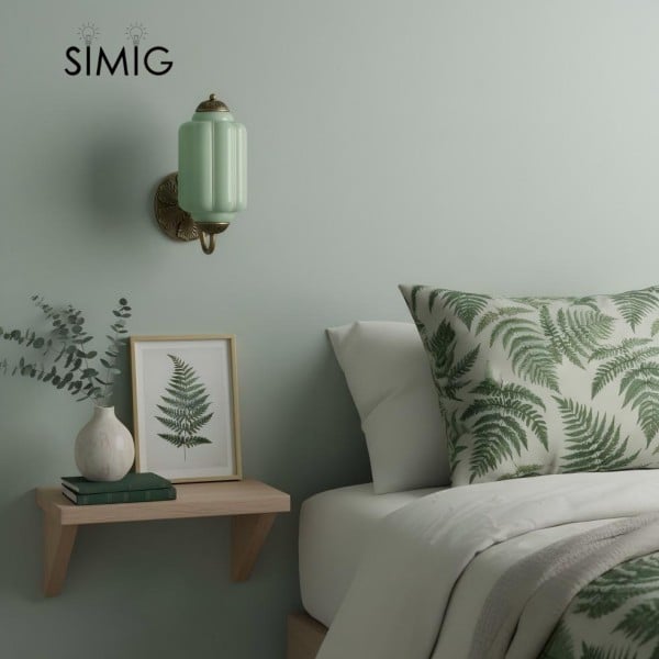 Eloise Vintage Glass Sconce - Elegant Art Deco Wall Lamp M486