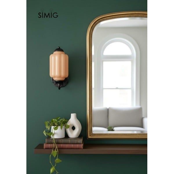 Eloise Vintage Glass Sconce - Elegant Art Deco Wall Lamp M486