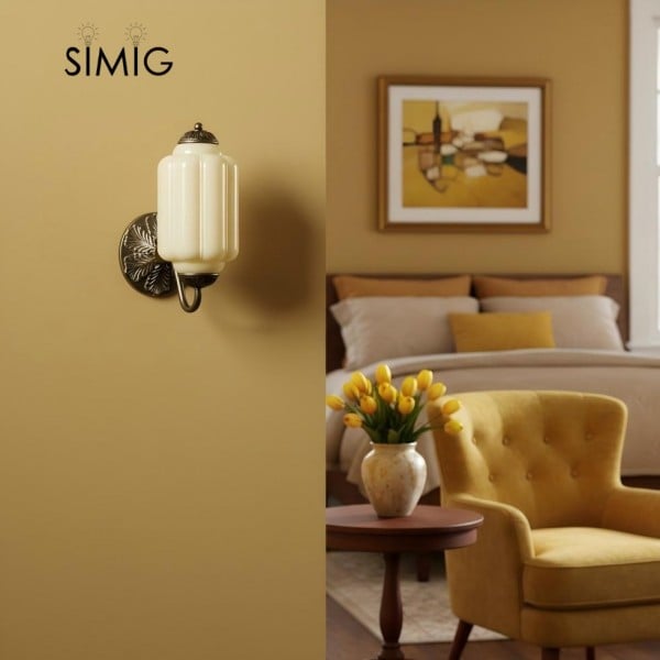 Eloise Vintage Glass Sconce - Elegant Art Deco Wall Lamp M486