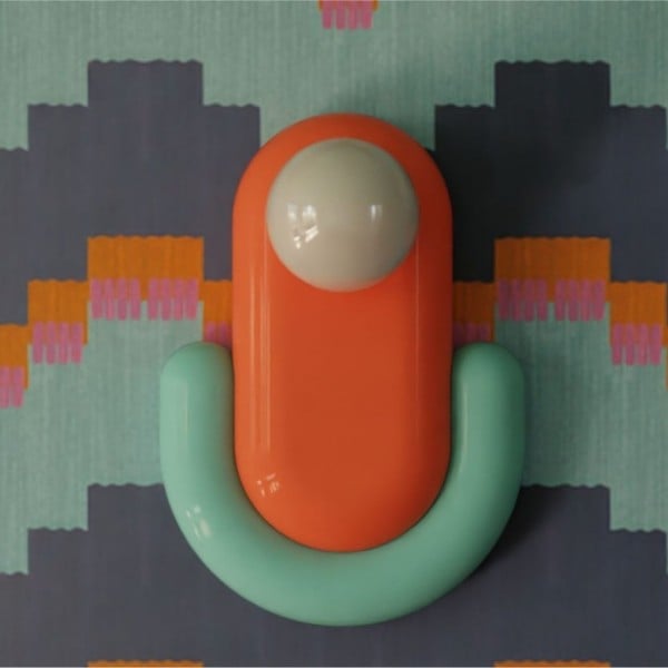 Colorful Ceramic Capsule Wall Light S356