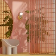 Colorful Ceramic Capsule Wall Light S356