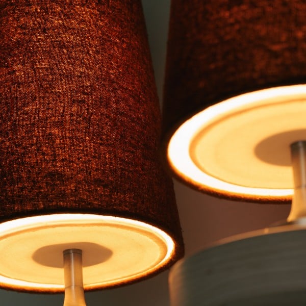 Chrona Rho Fabric Sculpt Wall Lamp - Artistic Contemporary Style T122