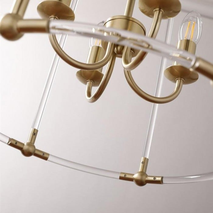 Minimalistische kooi hanglamp