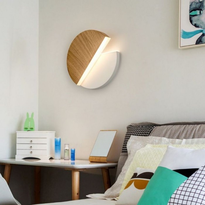 Creatieve Eclipse draaibare wandlamp