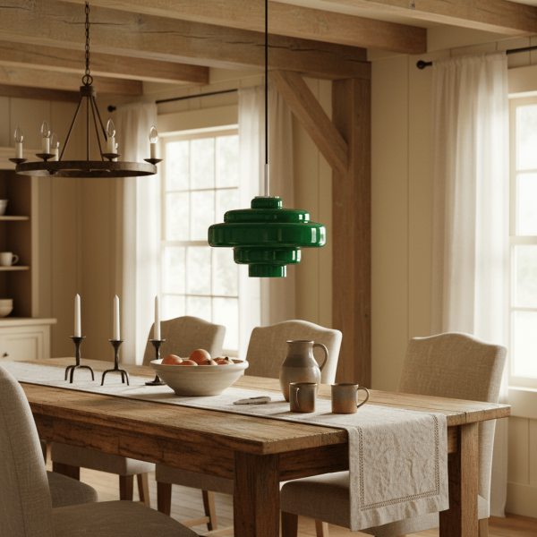 Koloro Multi-Layer Pendant Light - Vintage Metal and Glass for Living Room T277