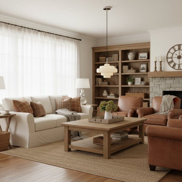 Koloro Multi-Layer Pendant Light - Vintage Metal and Glass for Living Room T277