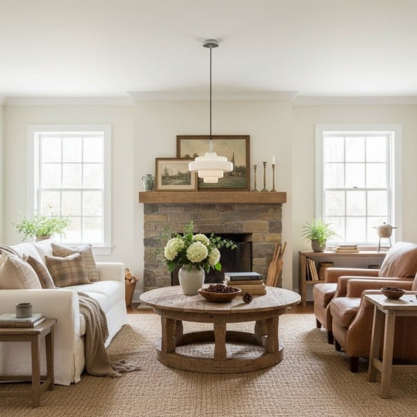 Koloro Multi-Layer Pendant Light - Vintage Metal and Glass for Living Room T277