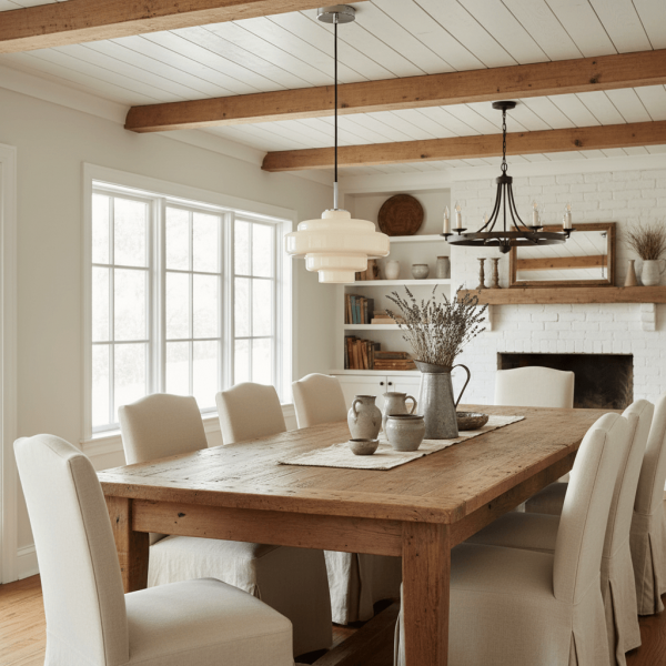 Koloro Multi-Layer Pendant Light - Vintage Metal and Glass for Living Room T277