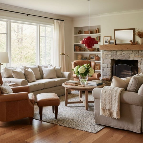 Koloro Multi-Layer Pendant Light - Vintage Metal and Glass for Living Room T277