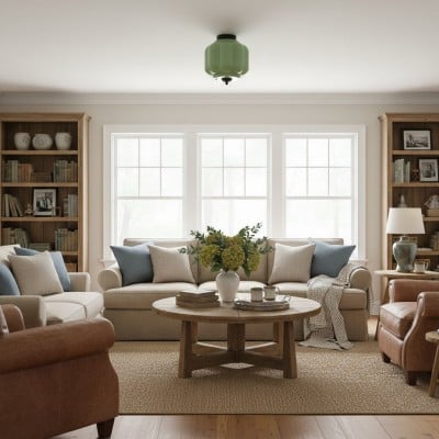 Lampada da soffitto a filo in vetro opalino Eloise Vintage - Vintage Charm Soft Glow T287